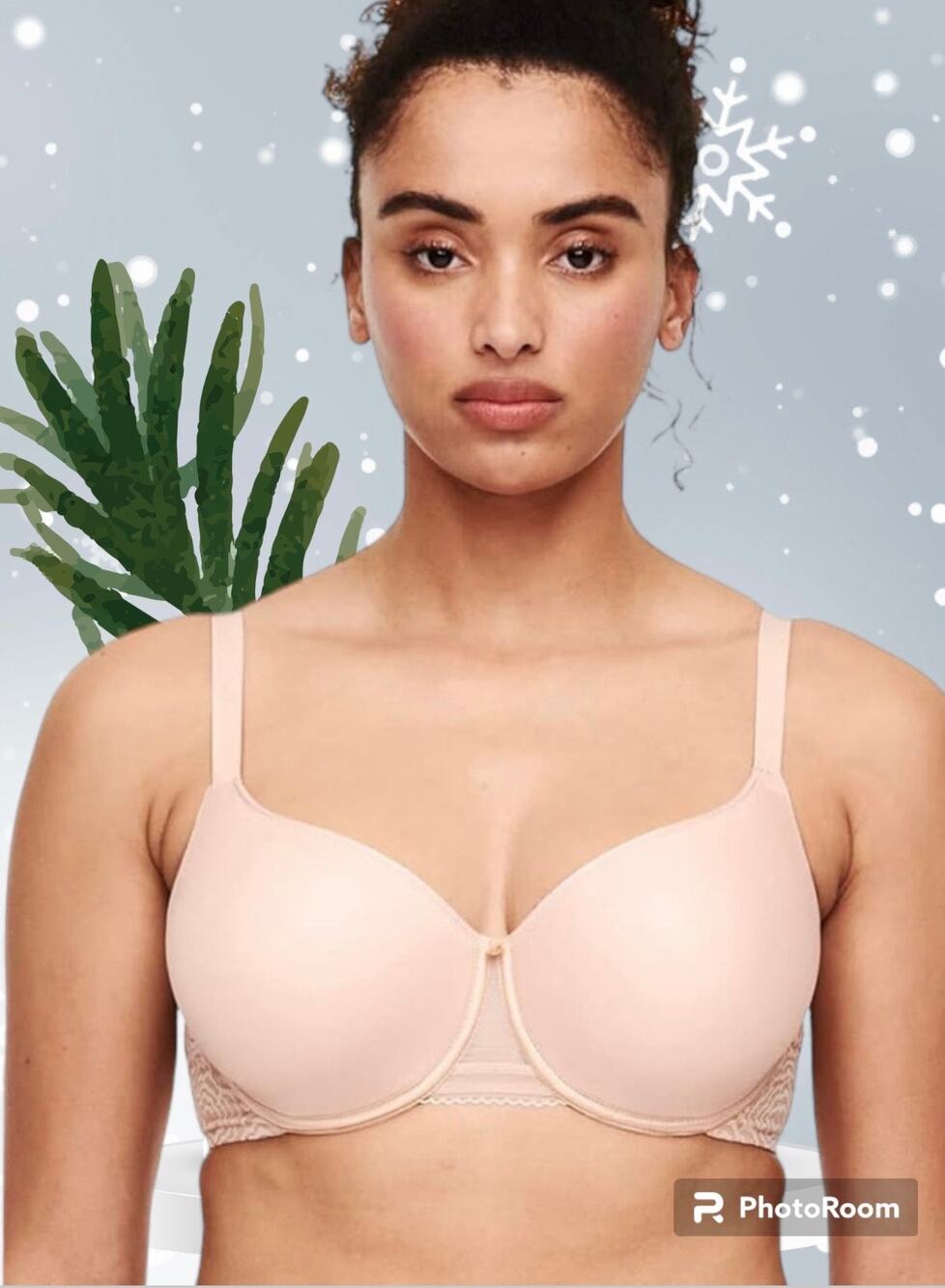 NWT Chantelle Women's C Jolie Memory Foam T-Shirt Bra 38E